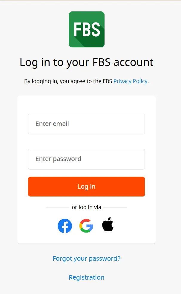 FBS login